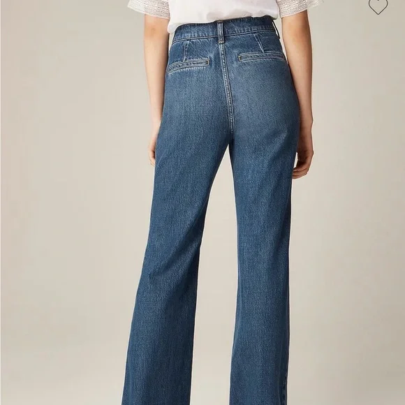 J. Crew ‘96 Vintage Flare Jeans Mid Wash Womens 26P. - Picture 3 of 15